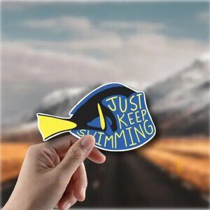 ($3) Just Keep Swimming Sticker